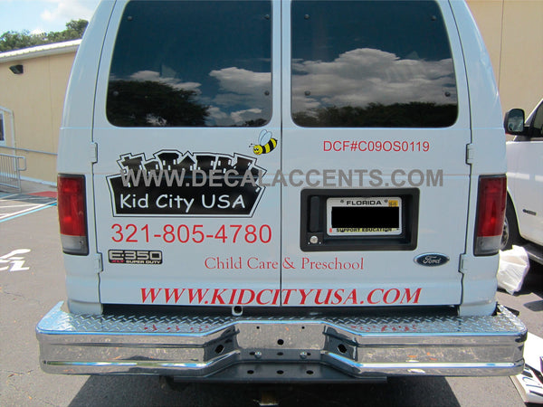 Van, Shuttle and Truck Signs