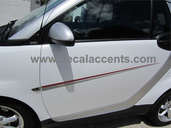 Smart Car Double Sport Stripes - Free Shipping