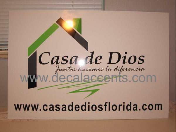 Custom Aluminum or PVC  Sign, business or  Realty Sign -